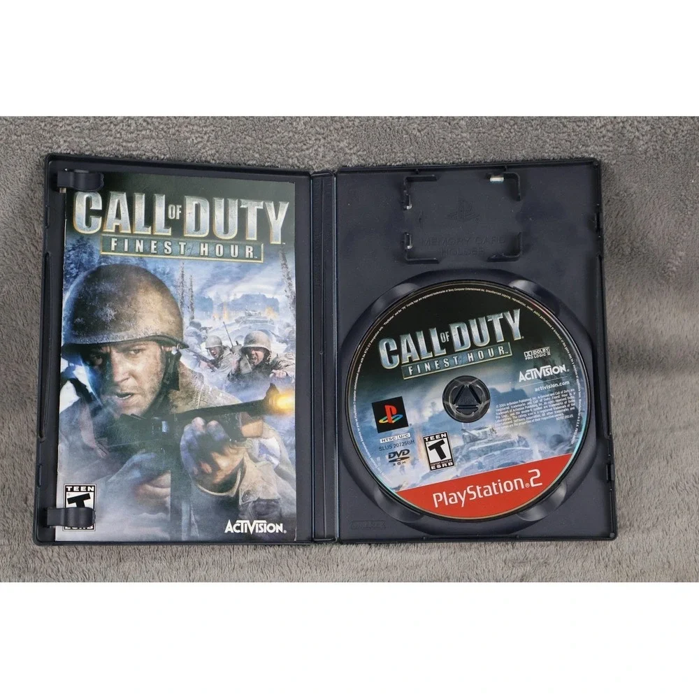 Call Of Duty: Finest Hour Sony PlayStation 2 Greatest Hits Video Game Activision